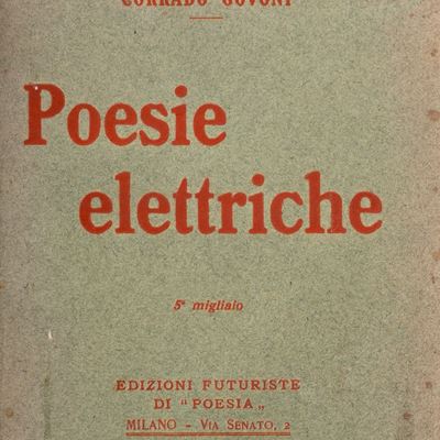 Govoni, Poesie elettriche, raccolta di poesie versolibere del 1911