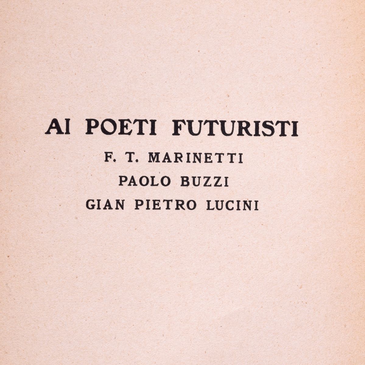 Govoni, Corrado - Govoni, Poesie elettriche, raccolta di poesie versolibere del 1911