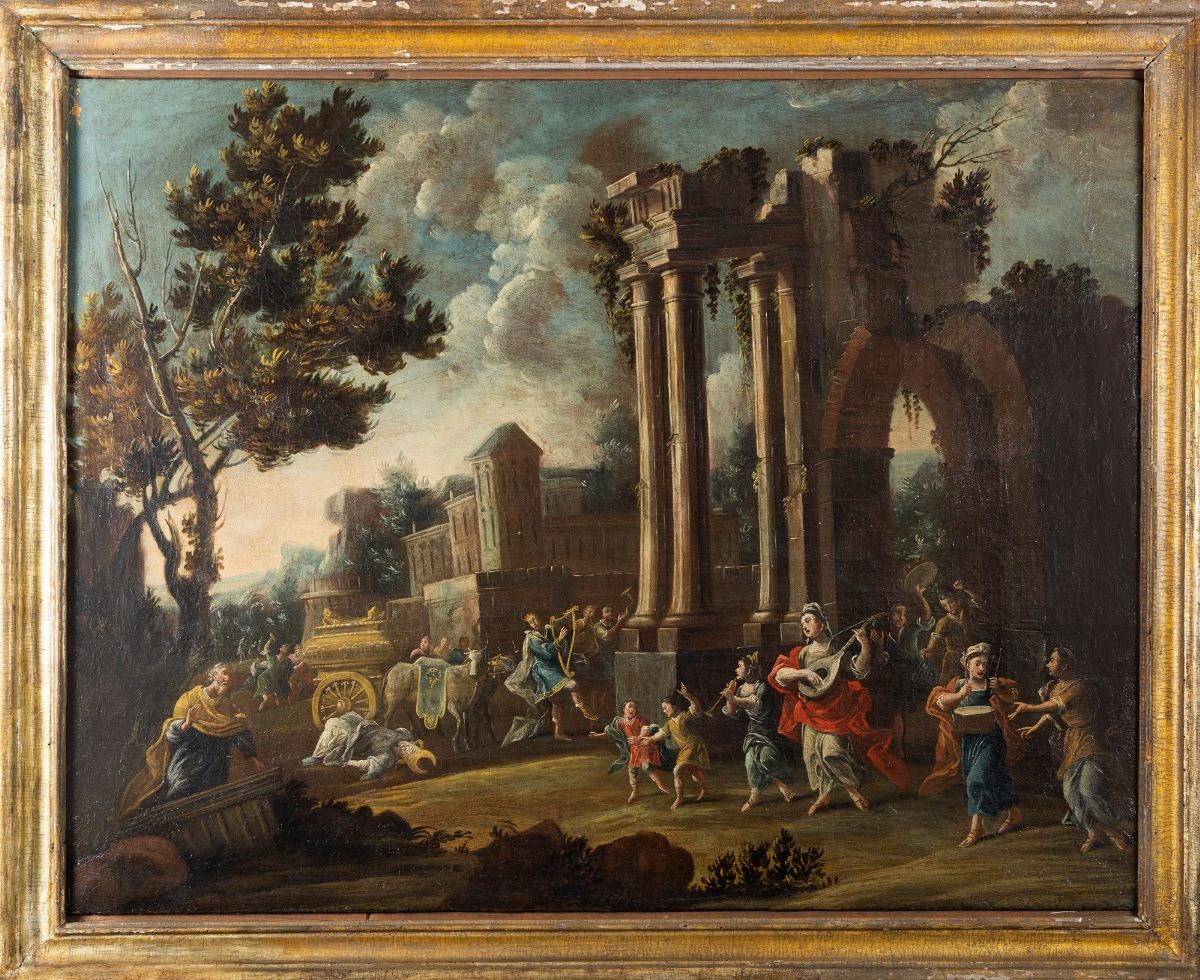 Scuola Napoletana, Secolo XVII - Davide Riporta a Gerusalemme L’arca Dell’alleanza