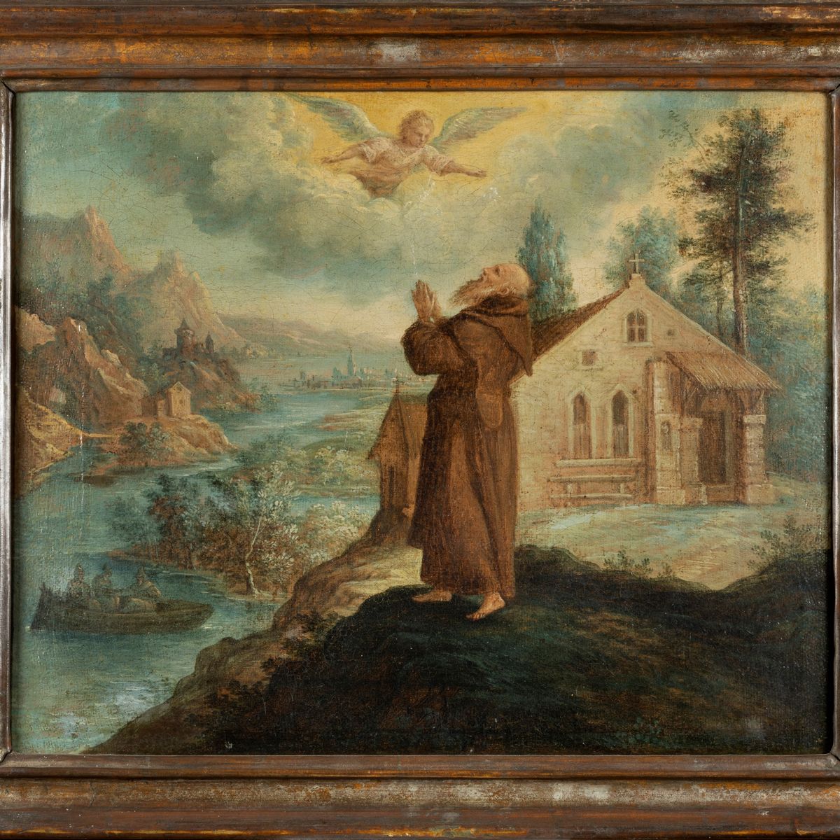 Scuola Fiamminga, Fine Secolo XVII - Inizi Secolo XVIII - Due Eremiti: Salomon e Anub