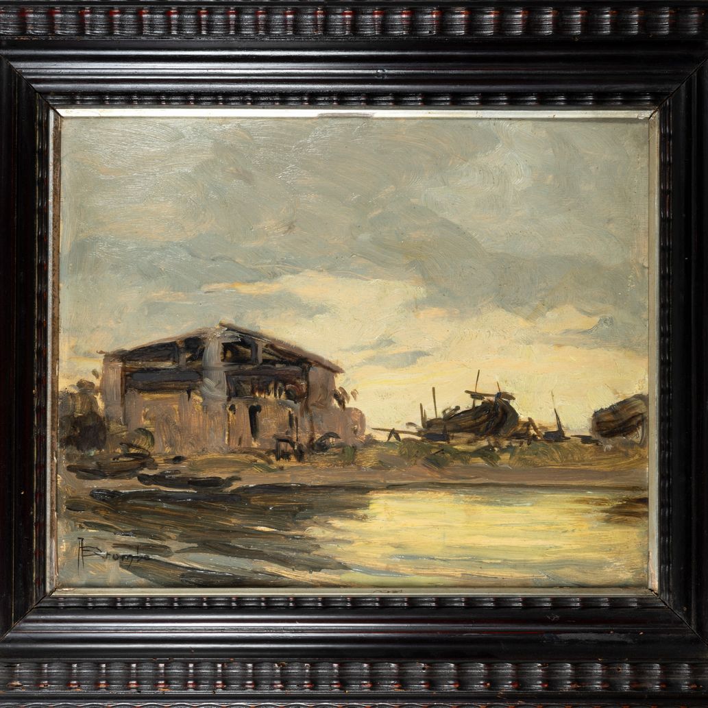 Angelo Brombo - La Rimessa delle Barche