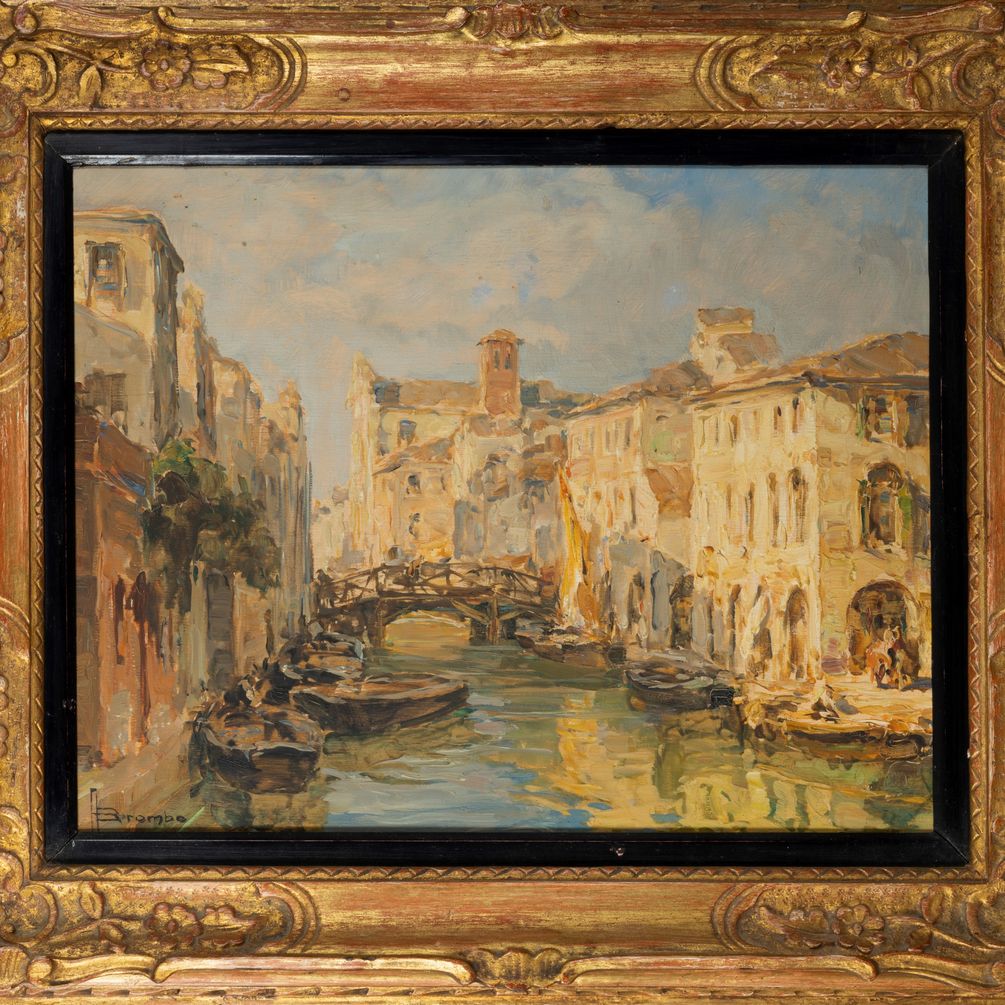 Angelo Brombo - Canale a Venezia