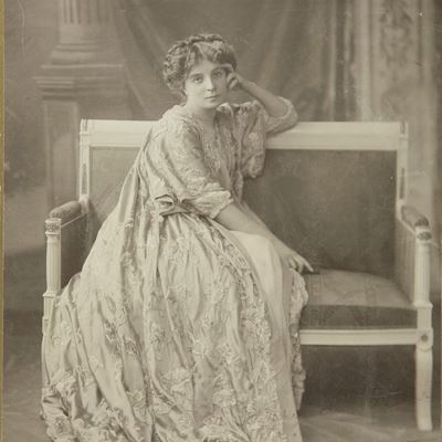 Frédéric Boissonnas, Senza titolo (Dama), Stampa vintage alla gelatina ai sali d'argento, 1911