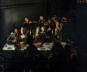 Scena di banchetto