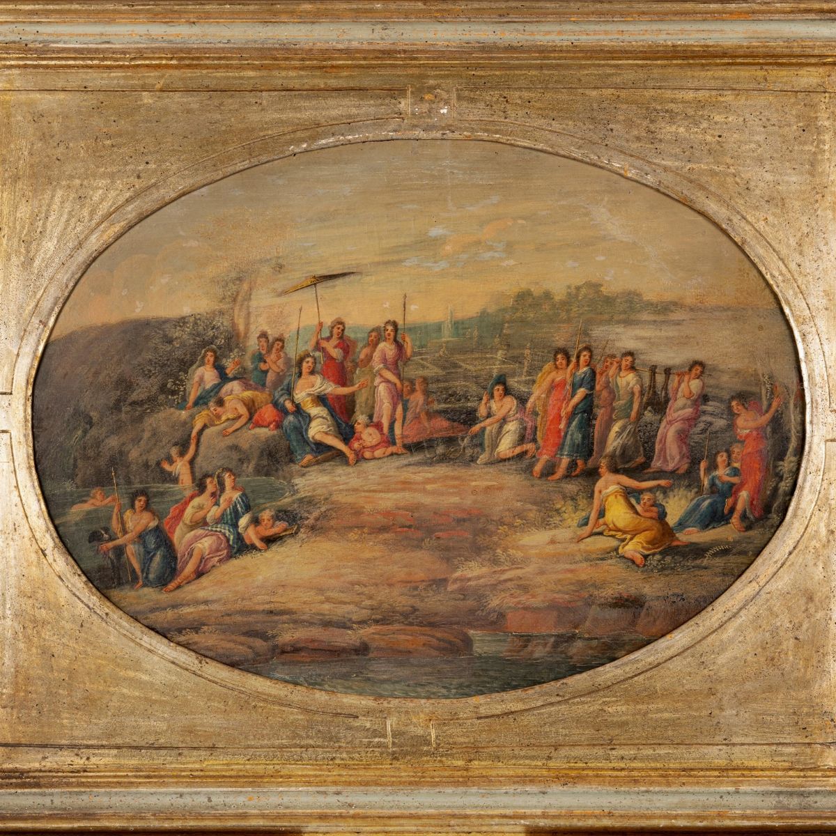 Scuola Italiana, Secolo XVIII - La Famiglia di Dario Davanti Ad Alessandro; Diana e le Sue Ninfe
