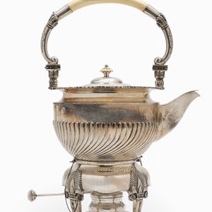 A silver samovar, Italy 20th Century