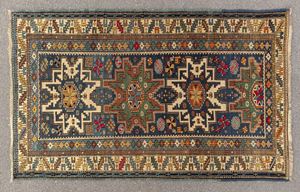 Caucasian carpet from the first half of the 20th century