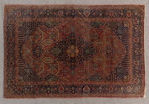 Tappeto persiano Kashan molto fine degli inizi del XX secolo