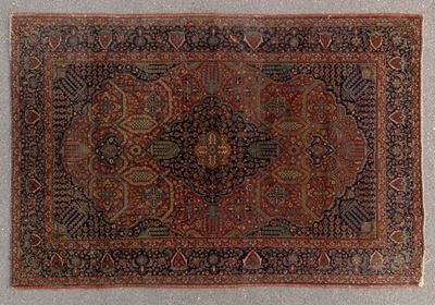 Tappeto Persiano Kashan Molto Fine degli Inizi del XX Secolo