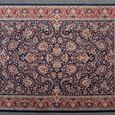 Tappeto meccanico, seconda metà del XX secolo, cm 211 x 121