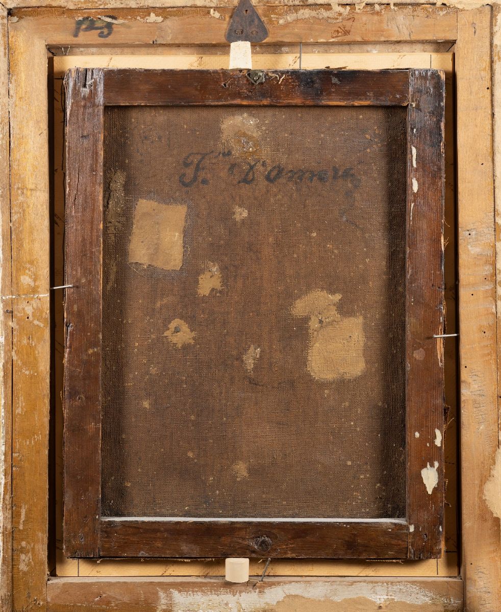 Scuola Napoletana, Secolo XVIII - Madonna con Bambino e San Giovannino