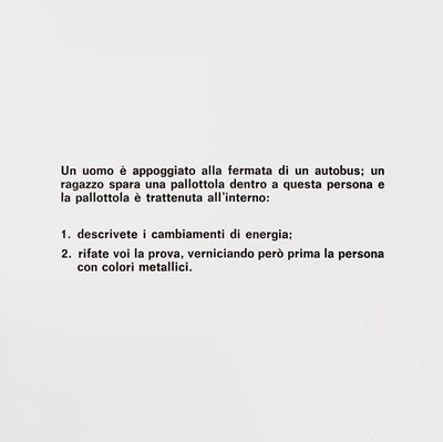 Atest, scritte adesive su plexiglass
