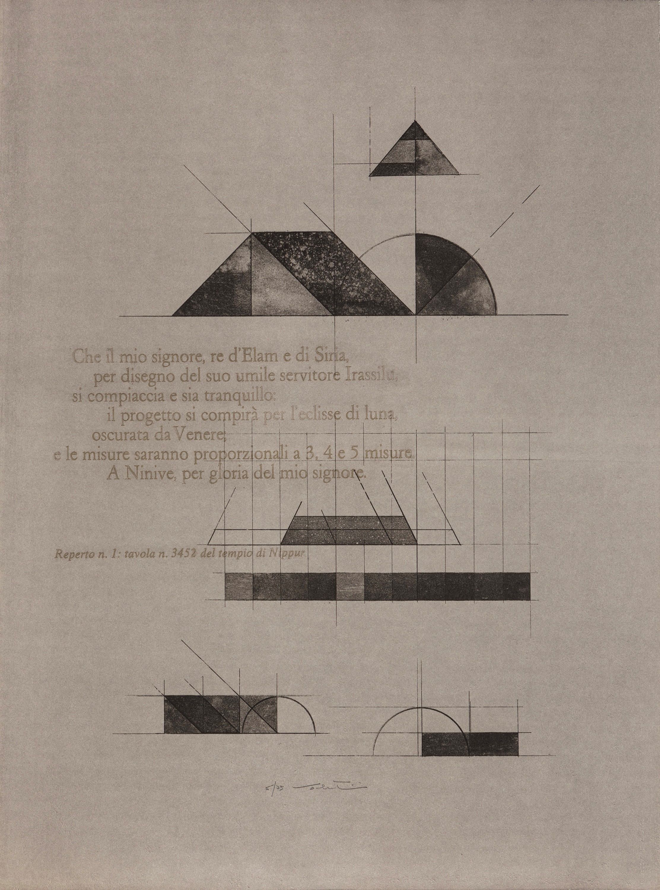 Christo e Jeanne Claude - Christo, Senza titolo, collage su cartolina