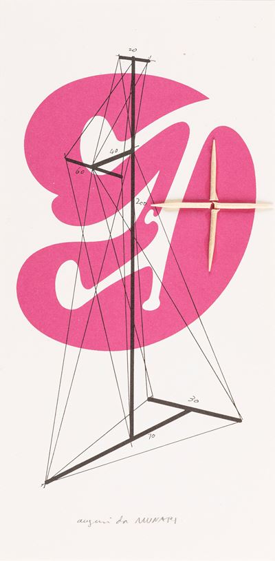 Senza titolo (collage e serigrafia su carta)