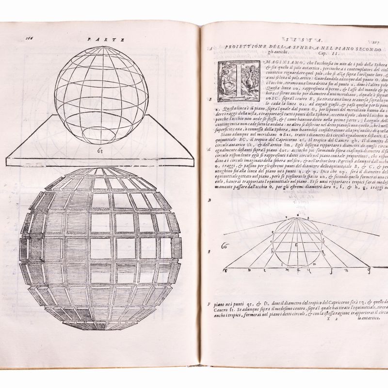 Barbaro, Daniele - Barbaro, La pratica della perspettiva. Prima edizione, 1568.