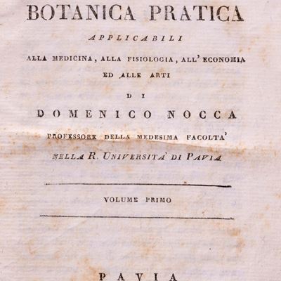Elementi di Botanica Pratica, 1805
