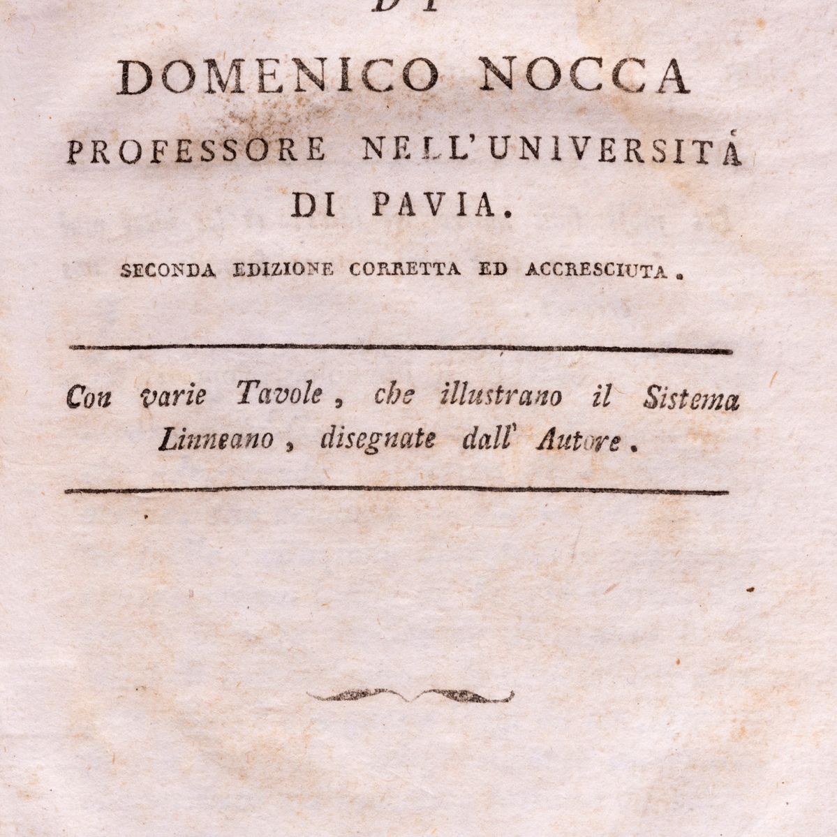 Domenico Nocca - Elementi di Botanica Pratica, 1805