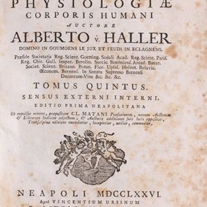 Alberto Haller - Elementa Physiologiae corporis humani