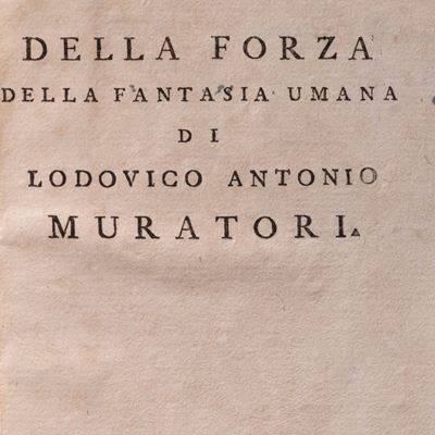 Della forza della fantasia umana, 1745, Edizione originale