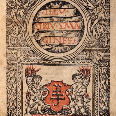 Illustrium imagines - 1524, Libro illustrato con medaglioni