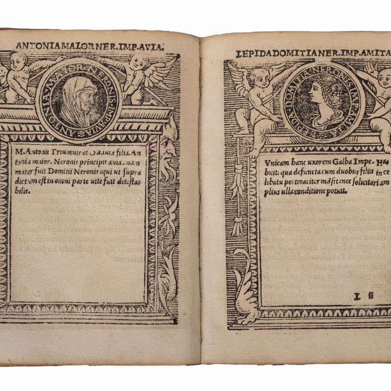 Andrea Fulvio - Illustrium imagines - 1524, Libro illustrato con medaglioni