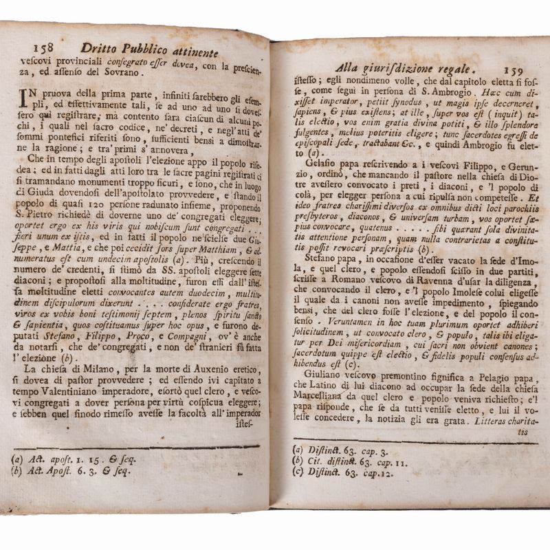 Giuseppe Pasquali - Diritto pubblico sulla proibizione dei nuovi acquisti ai collegi ecclesiastic...