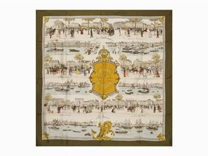 Foulard Paris-London-Cent Ans &#224; Londres