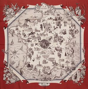 Hermès - Foulard La France  