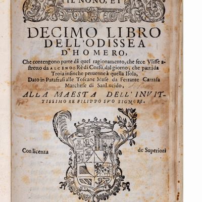 Il nono et decimo libro dell'Odissea di Omero, traduzione del 1578