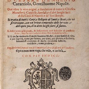 Carlo De Lellis - Napoli sacra - Parte seconda ovvero supplimento a Napoli Sacra. Ove oltre le vere origini, e fundationi di tutte le Chiese, Monasterij, Spedali, & altri luoghi sacri della Città di Napoli, e suoi Borghi. 