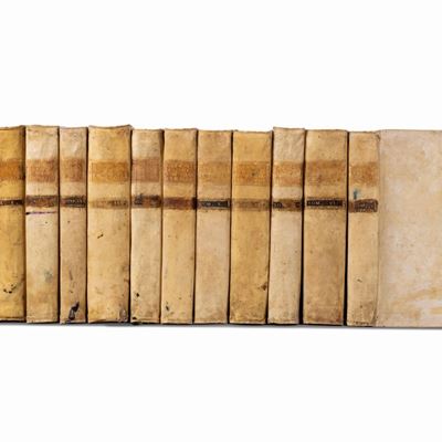 Istoria delle Leggi e Magistrati del Regno di Napoli, 12 volumi, 1749