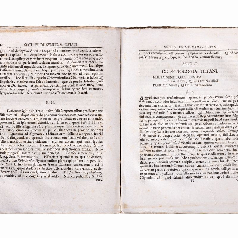 Christian Ludwig Bilfinger - De Tetano liber singularis Theoretico-praticus (1763), rarissima edi...