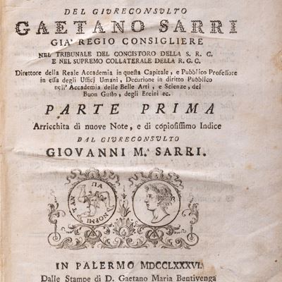 Gius pubblico-sicolo. Parte prima arricchita di nuove note e di copiosissimo indice