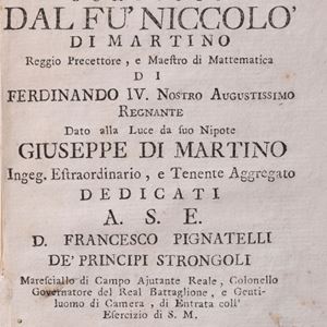 Niccolò Di Martino - Nuovi elementi della teoria delle mine - Breve trattatino della misura delle volte