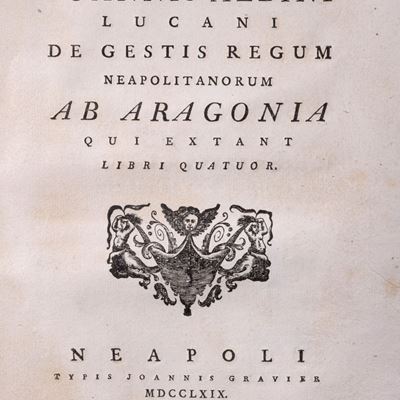 De Rebus Gestis Regum Neapolitanorum ab Aragonia qui extant