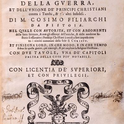 Trattato della guerra et dell'unione de' principi christiani contra i Turchi & gli altri infedeli