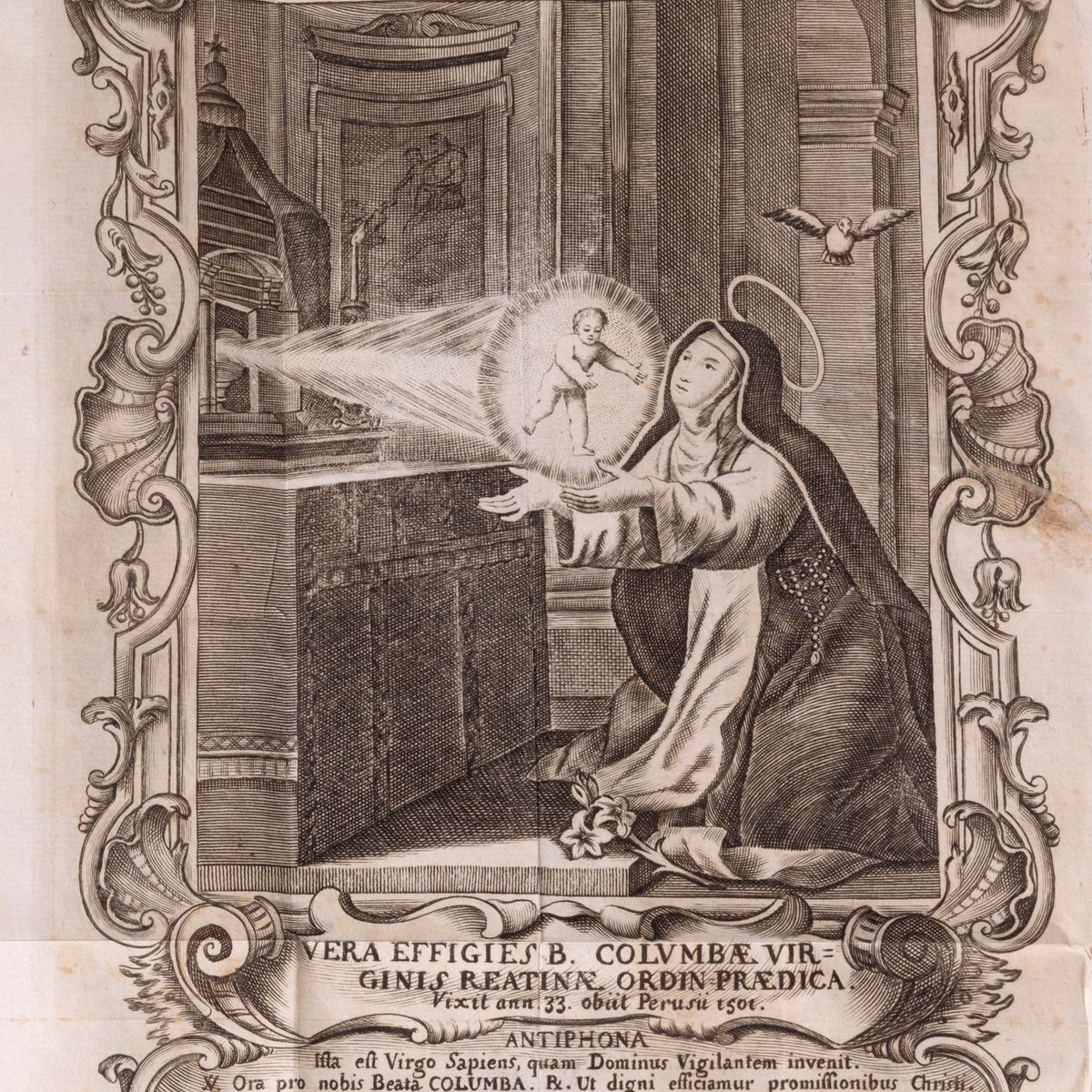 Domenico Viretti - Vita della beata Colomba da Rieti, 1777