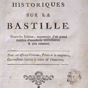 Remarques Historique sur la Bastille