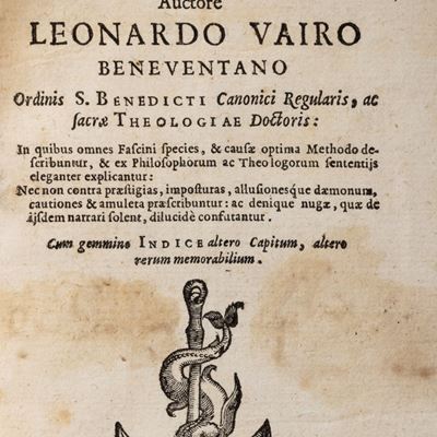 De fascino. Libri tres - Prima edizione aldina del 1589