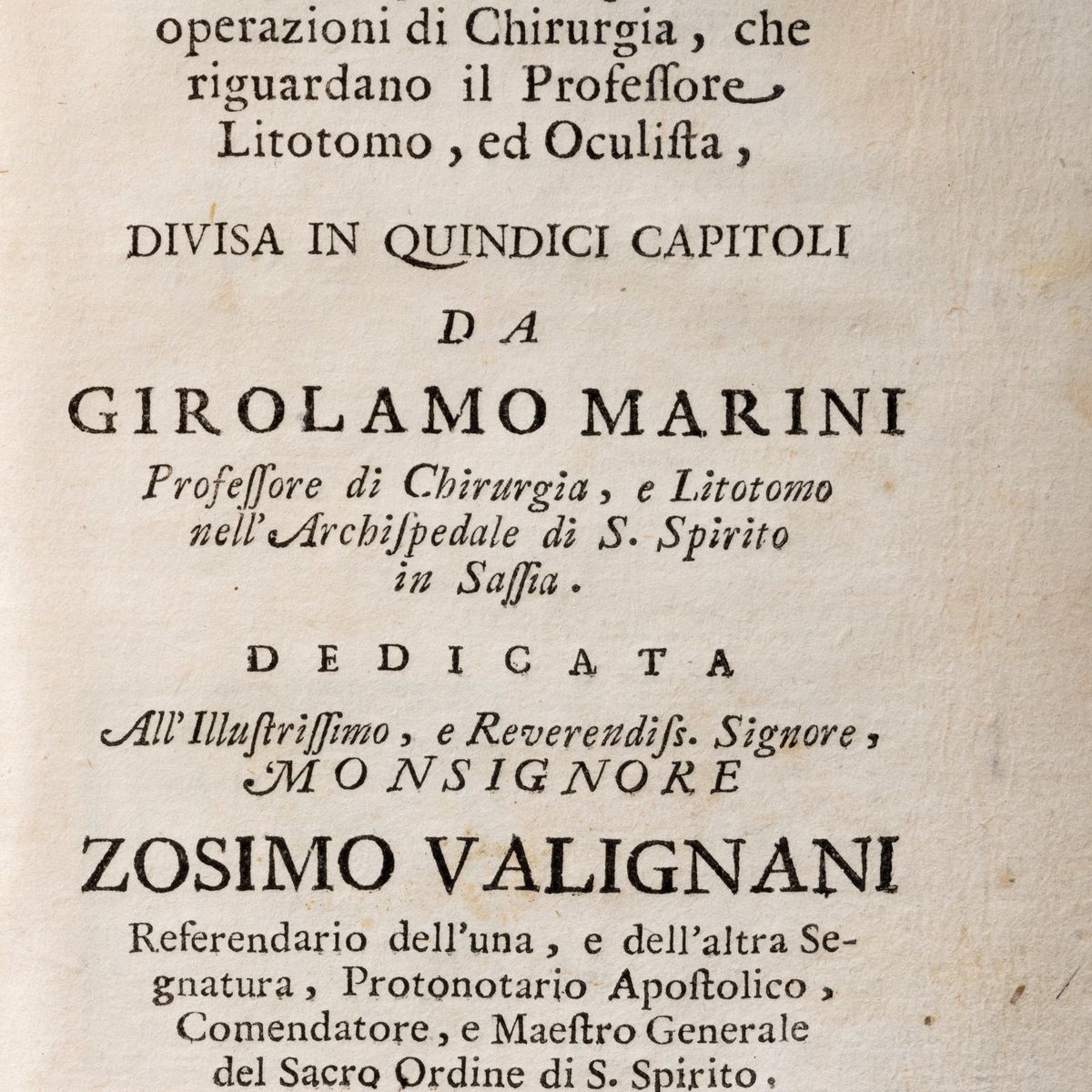 Girolamo Marini - Pratica delle principali e più difficili operazioni di Chirurgia