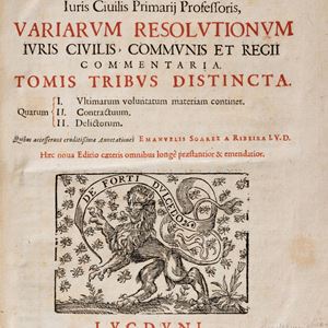 Antonio Gomez - Variarum resolutionum iuris civilis, communis et regii commentaria. 