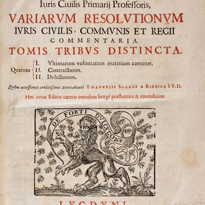 Variarum resolutionum iuris civilis, communis et regii commentaria, 1674