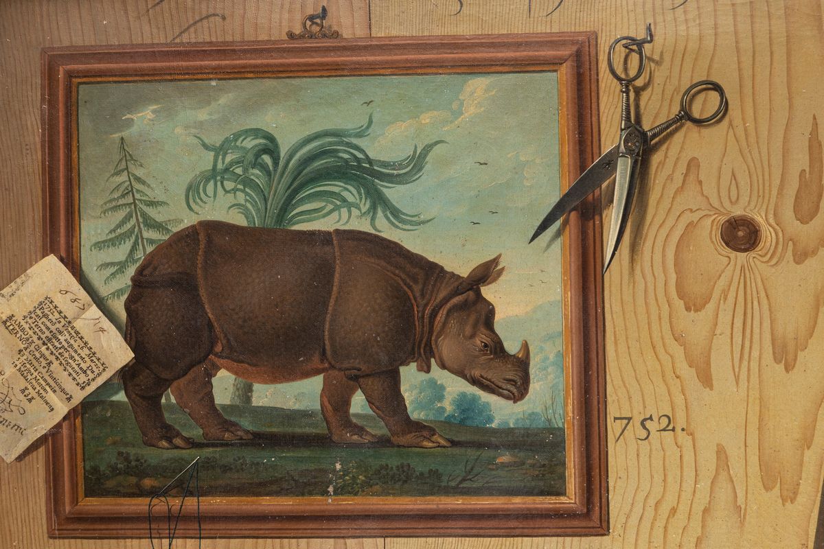 Sebastiano Lazzari - trompe-L'oeil con Strumenti Musicali, Spartito per Clavicembalo, Dipinto con...