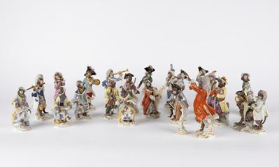 'L'orchestra delle Scimmie'. Manifattura di Meissen, Secolo XX
