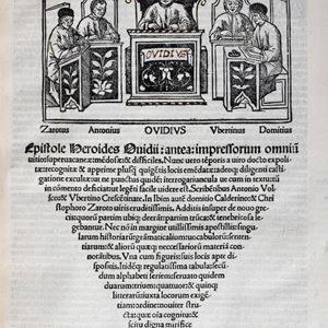 Ovidio Nasone, Publio - Epistole Heroides Ouidii, antea impressorum omnium uitio superuacaneae mendosae & difficiles