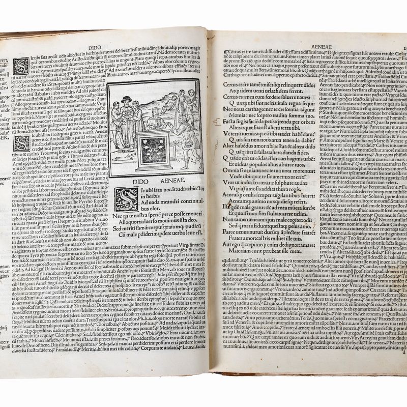 Publio Ovidio Nasone - Epistole Heroides Ouidii, con commento di Ubertino da Crescentino e Antoni...
