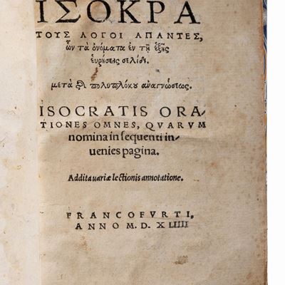Orationes omnes con annotazioni di varia lectionis