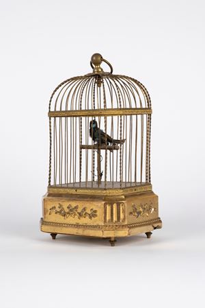  - Carillon a guisa di gabbietta. Francia, secolo XIX