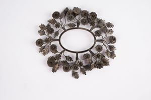 Cornice in argento. Manifattura del secolo XVIII