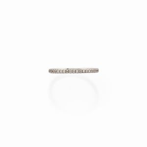 A 18k white gold ring with diamond, Mauboussin